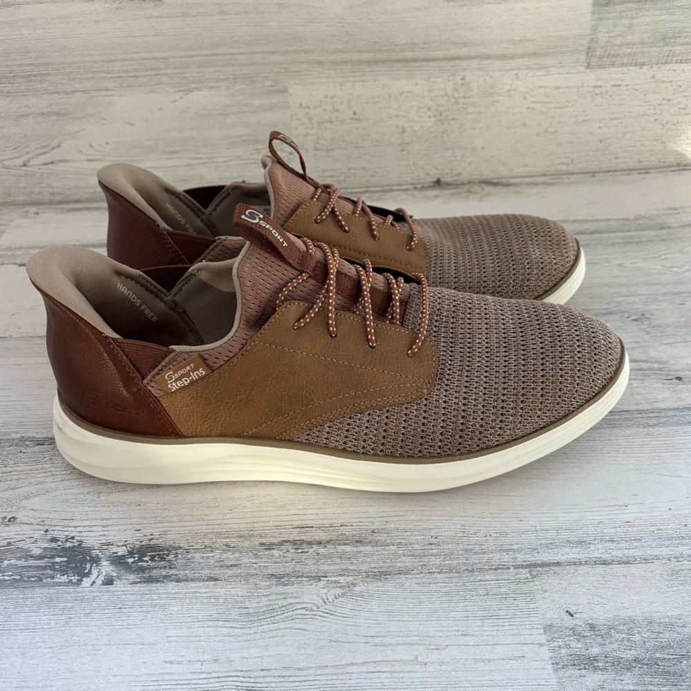 Skechers S Sport Men’s Size 11 Step In’s Casual Everyday Shoes In Brown